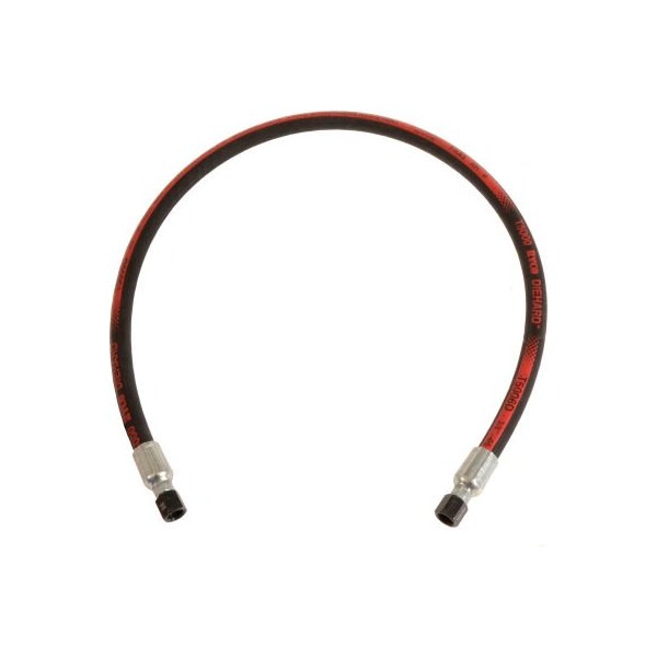 Alliance Rubber Ryco Hydraulic Hose Assembly, 3/8 In. x 144 In. 5000 PSI F+F JIC, Isobaric Braid T5006D-144-20402040-0909 - main
